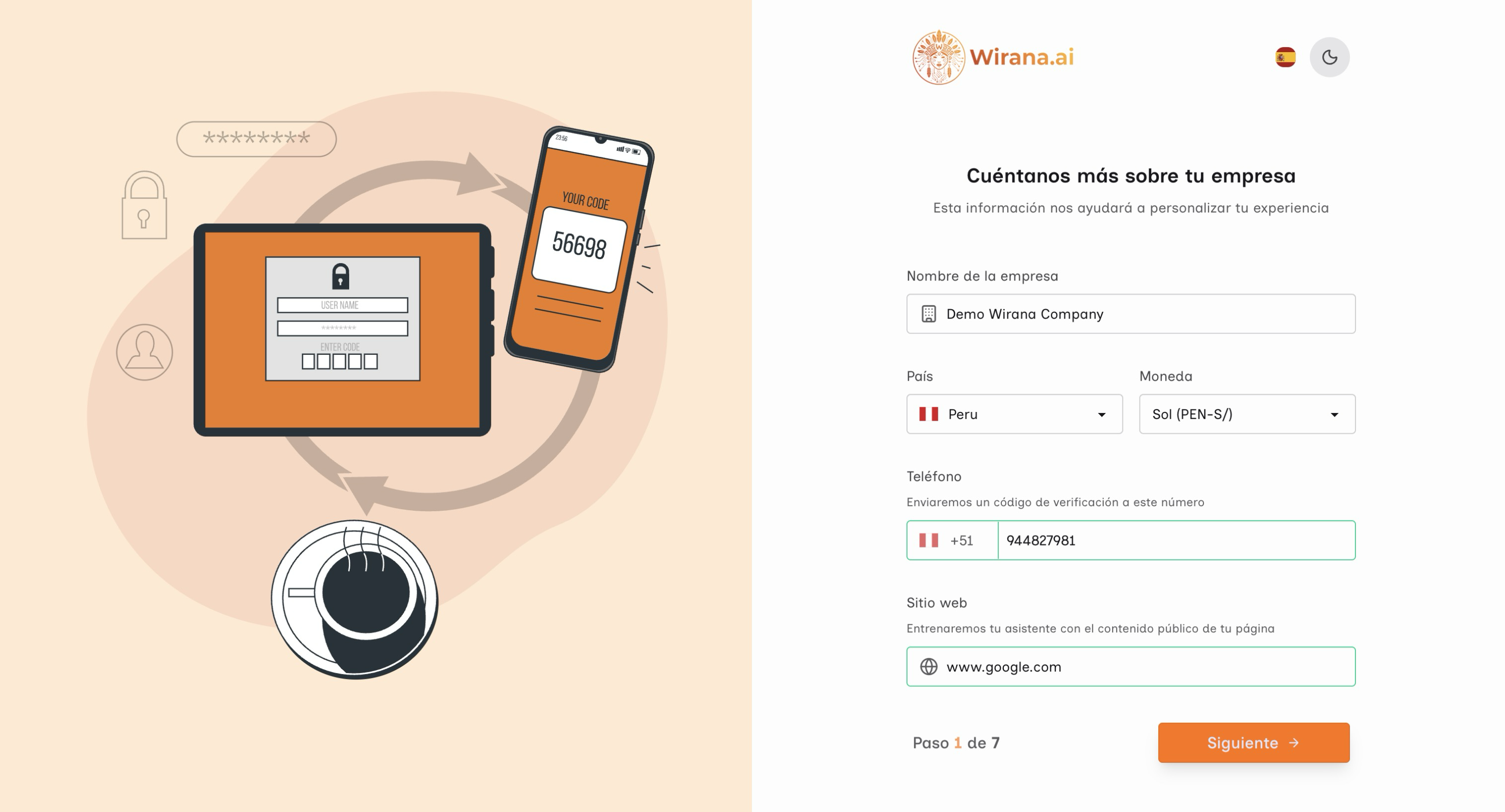 Creating your seller is very easy